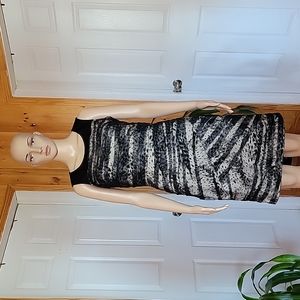 Julia Jordan Black Lace Sheath Dress